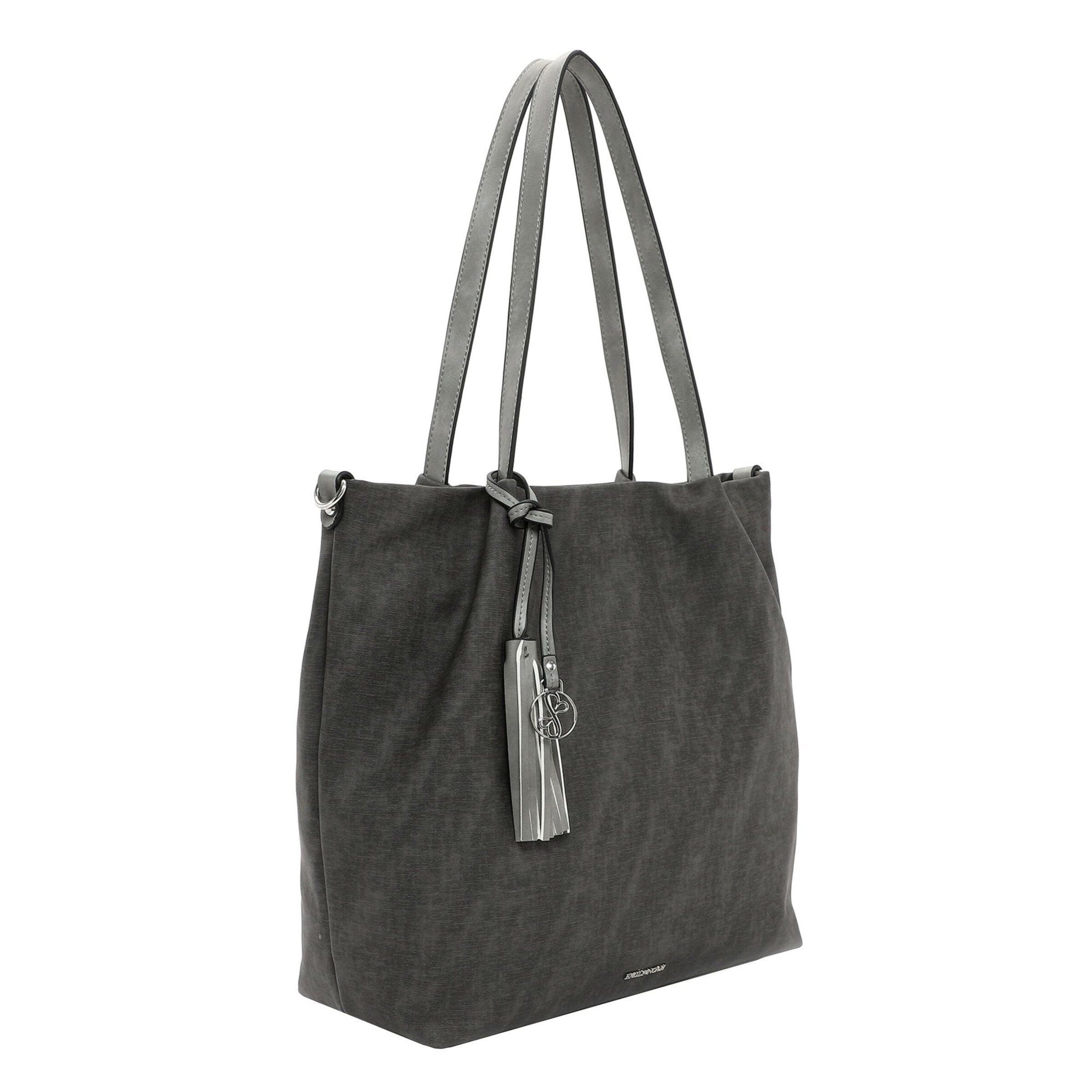 Emily & Noah Shopper táska 'Elke' - szürke