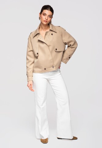 Veste mi-saison 'OW-JANP-0120' Ombre en beige