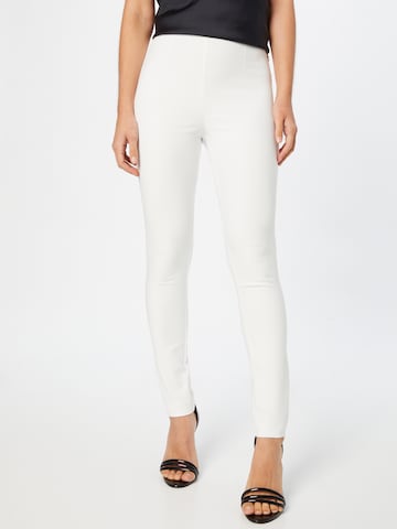 PATRIZIA PEPE Skinny Broek in Wit: voorkant