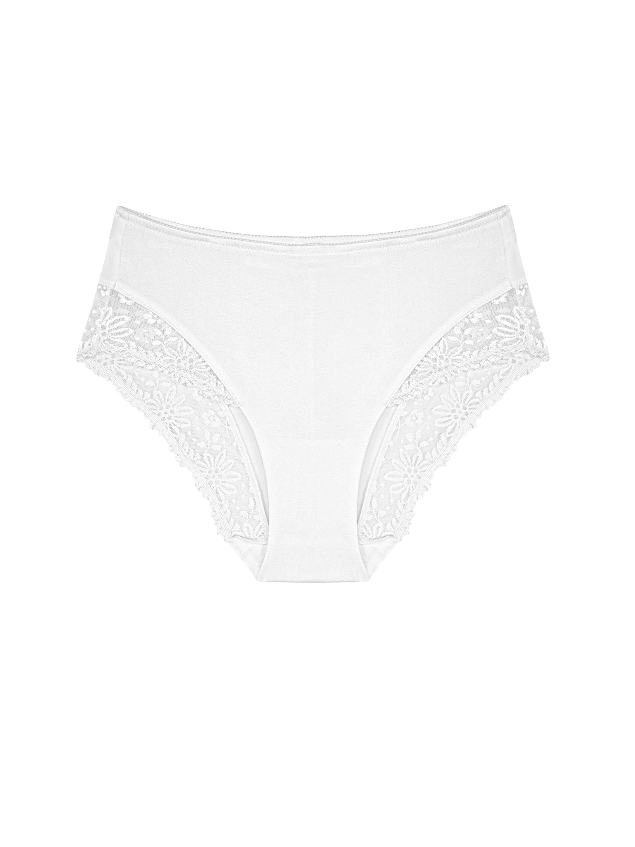 TRIUMPH - Cueca ' Ladyform Soft ' em branco: frente
