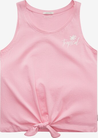 Top di TOM TAILOR in rosa: frontale