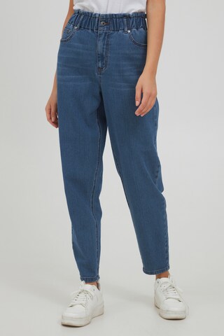 Oxmo Tapered Jeans 'Ann' in Blauw: voorkant