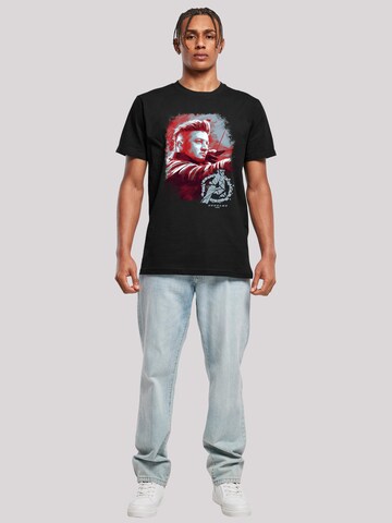 T-Shirt 'Marvel Avengers Endgame Hawkeye Brushed' F4NT4STIC en noir