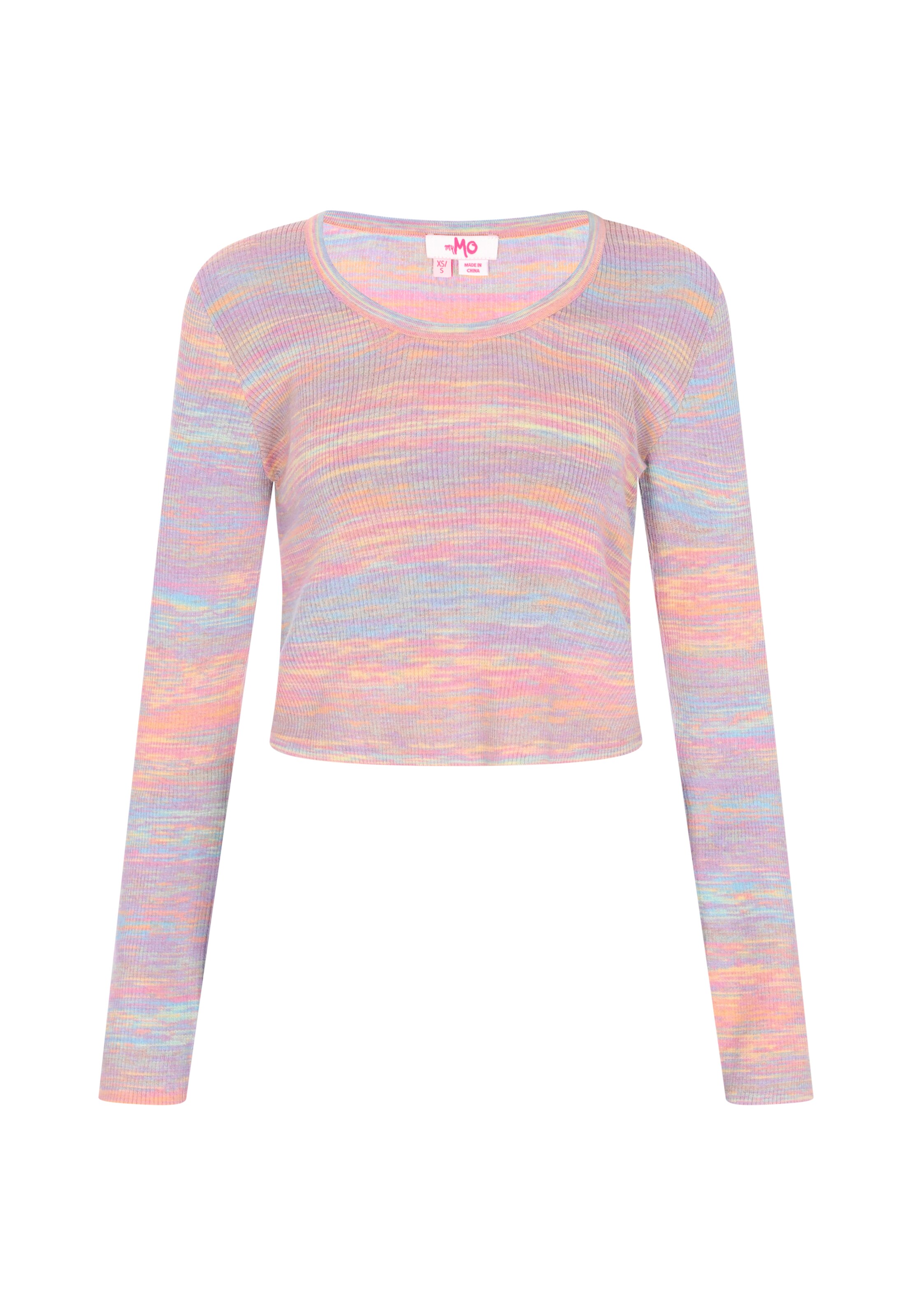 MYMO Sweater in Light blue / Light yellow / Light orange / Light pink, Item view