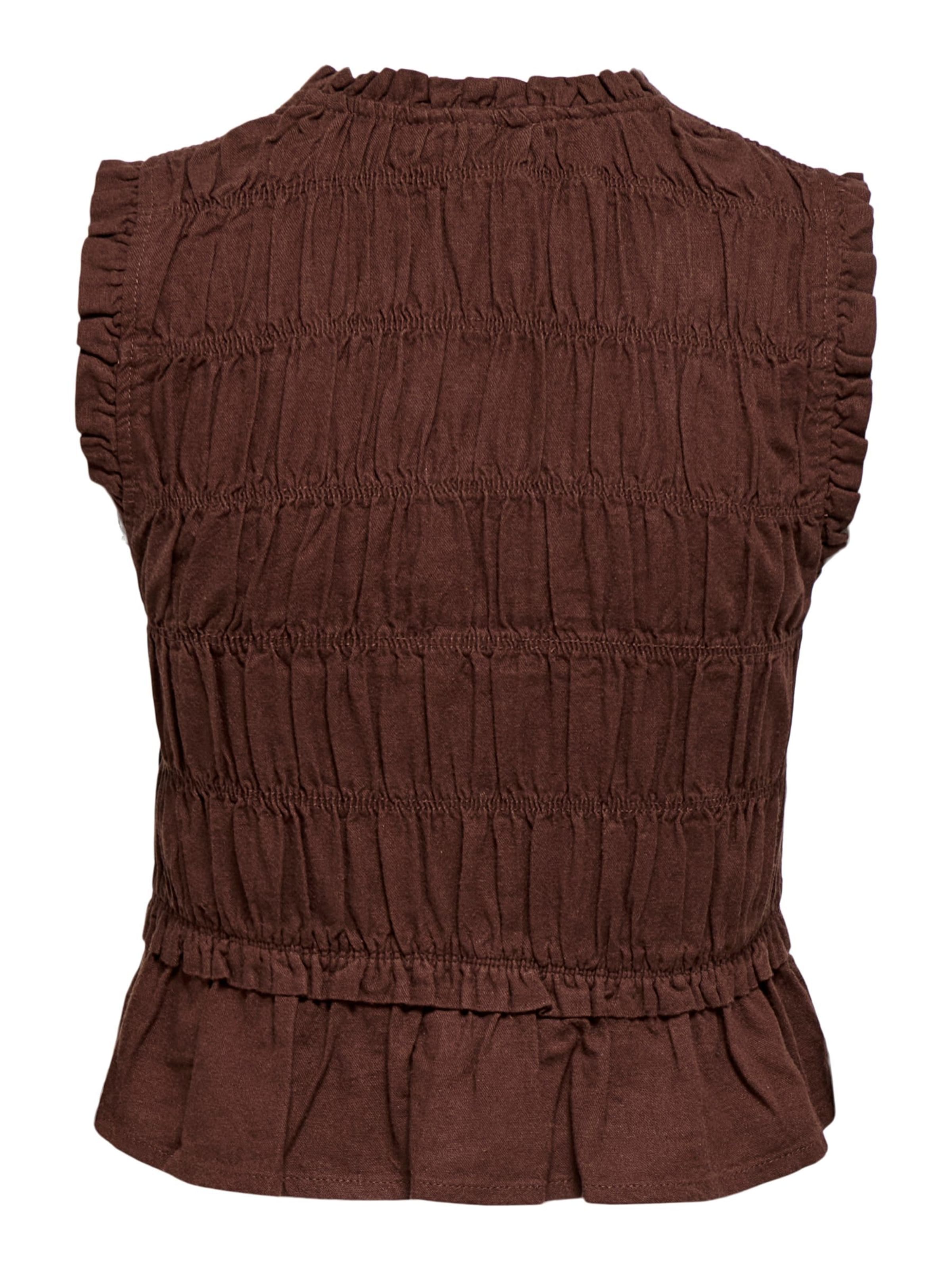 ONLY Bluse 'ONLGoa' i brun