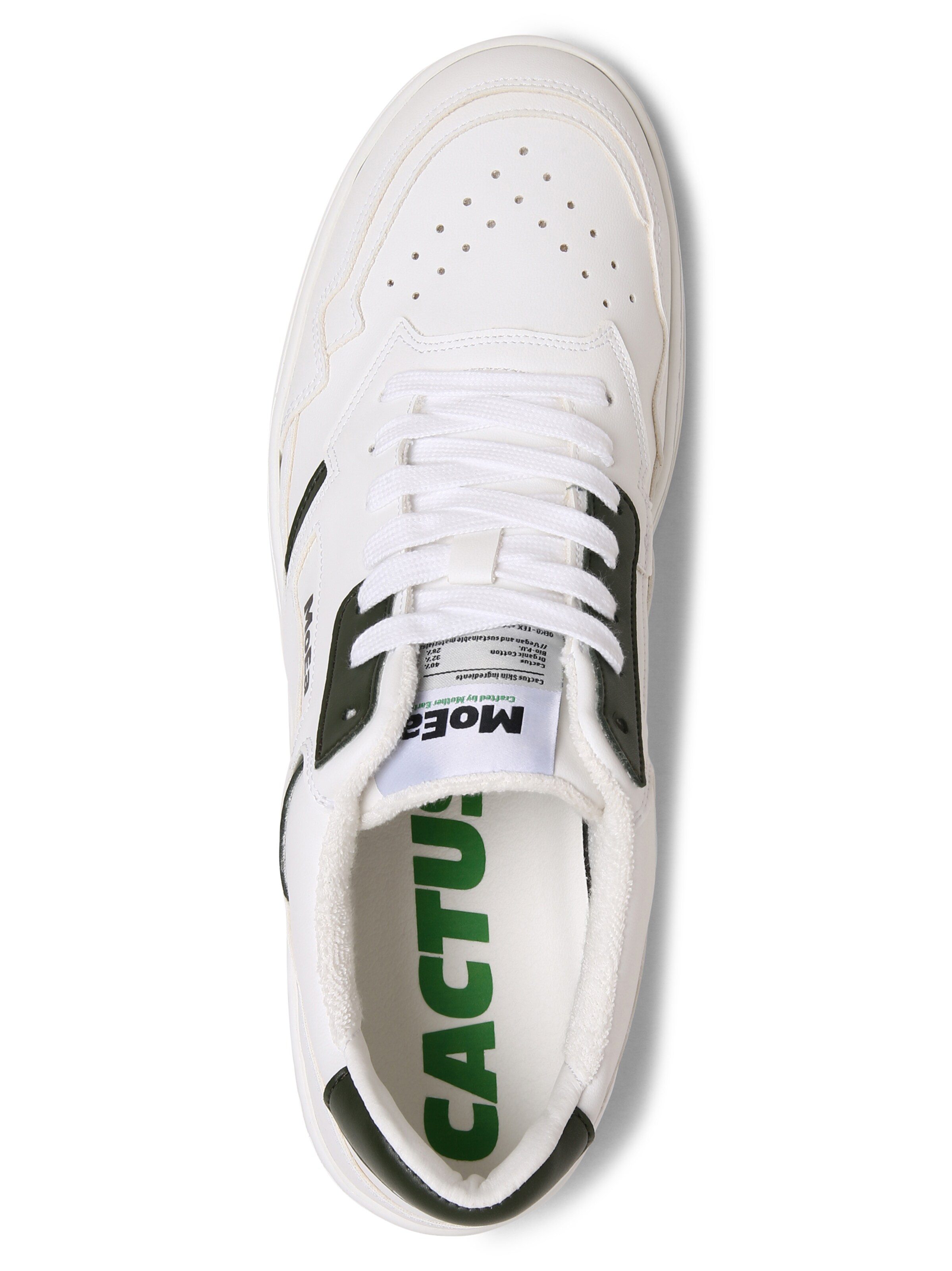 Sneaker bassa 'Gen1 - Cactus' di MoEa in bianco