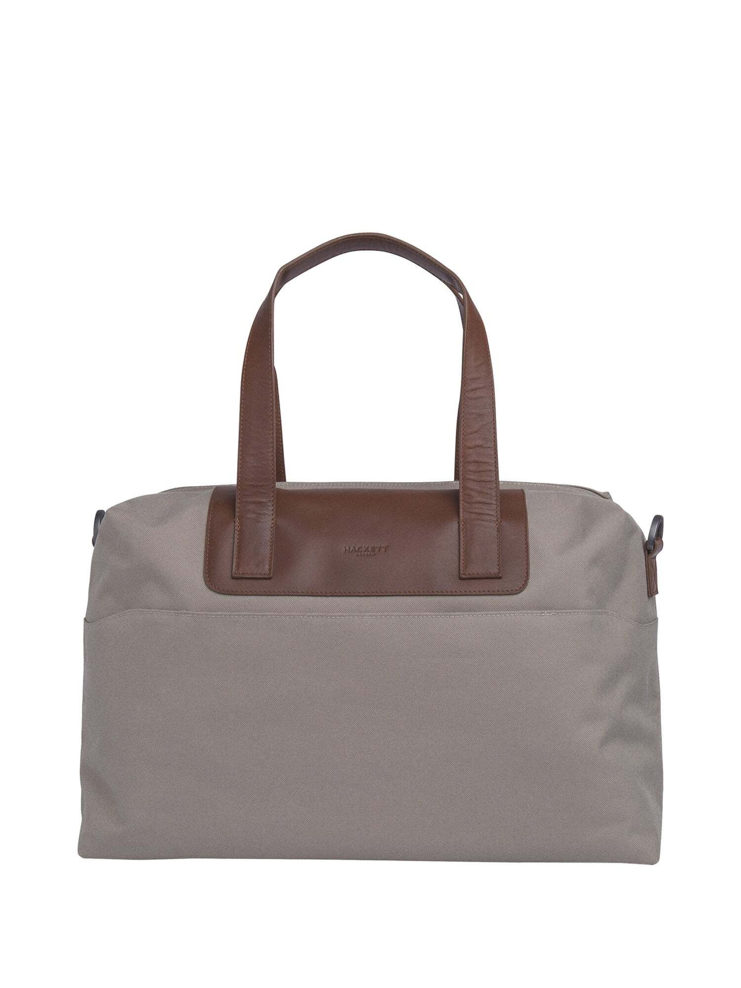 Hackett London Weekendtas 'Cabin' in Grijs: voorkant