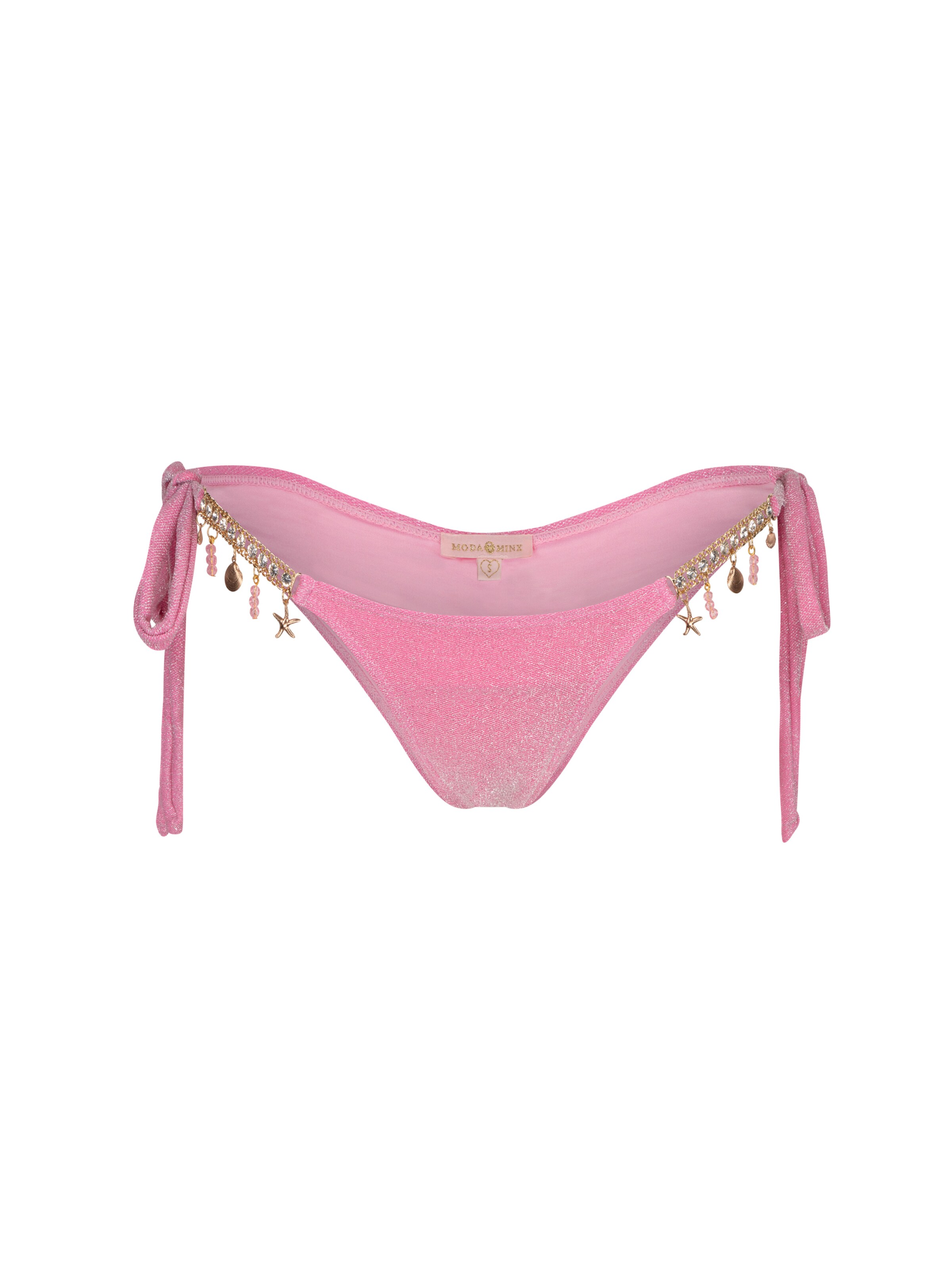 Moda Minx Bikinihose in Pink: Vorderseite