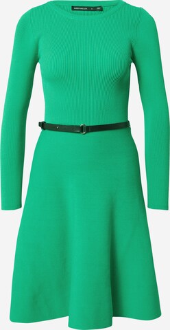 Karen Millen Πλεκτό φόρεμα σε πράσινο: μπροστά
