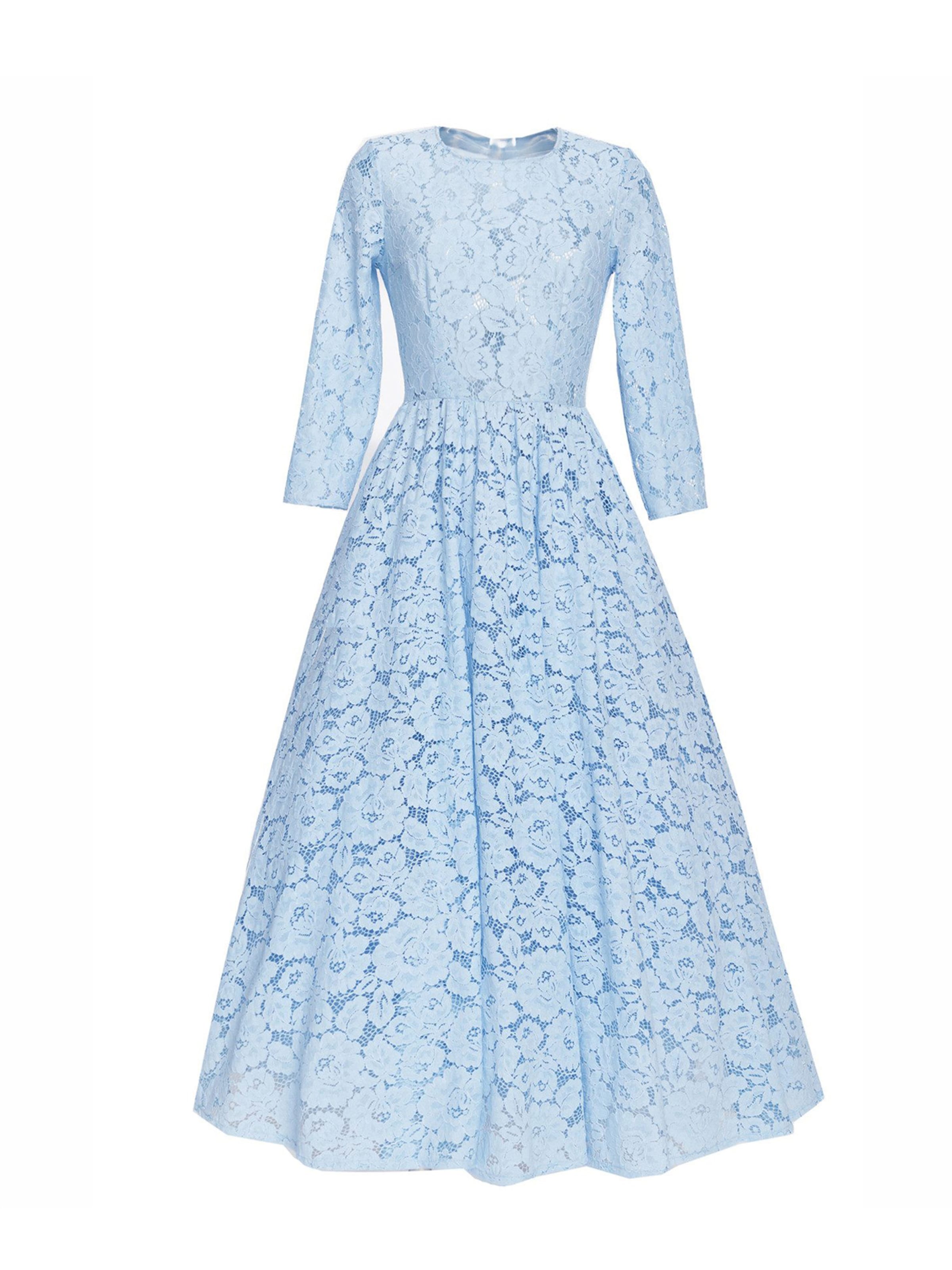MATSOUR’I Cocktailkleid 'Vicktoria'‌‌‌‌‌‌‌‌‌‌ in Blau: Vorderseite