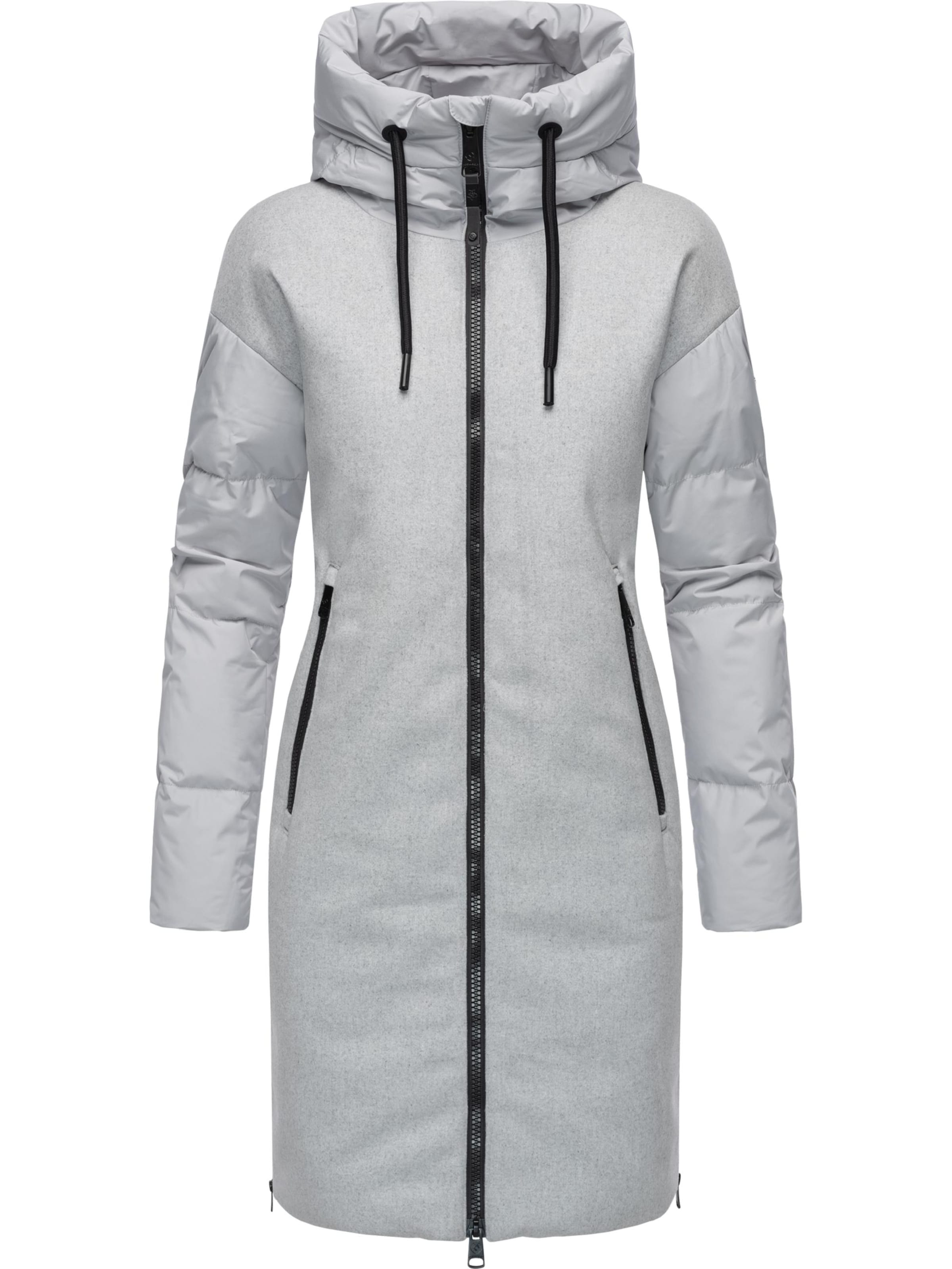 pilka Ragwear Žieminis paltas 'Jumana': priekis