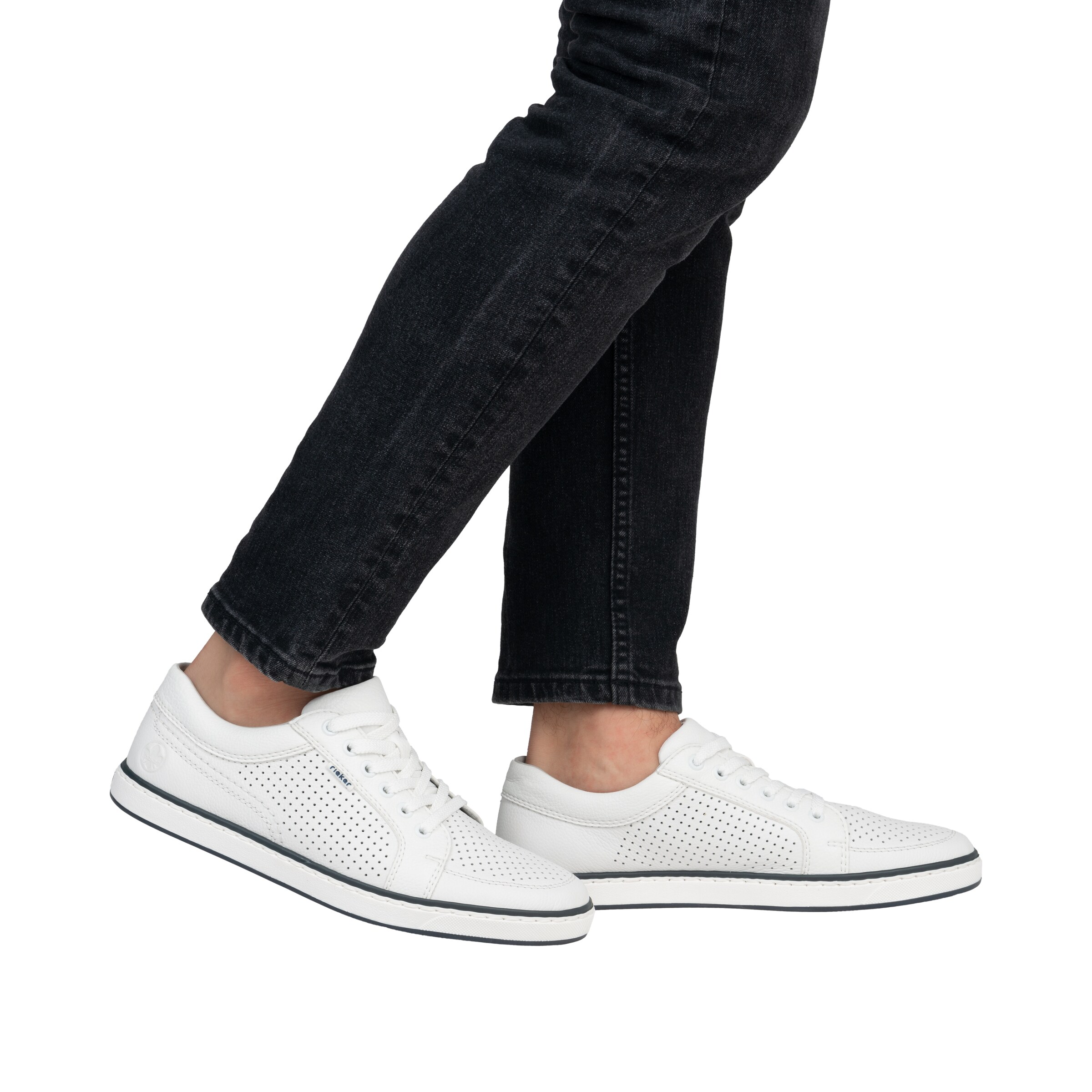 Rieker Lace-Up Shoes in White