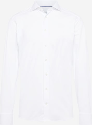 ETON Slim fit Button Up Shirt in White: front