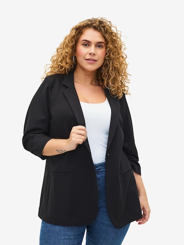 Zizzi Blazer 'MADDIE' in Schwarz: predná strana