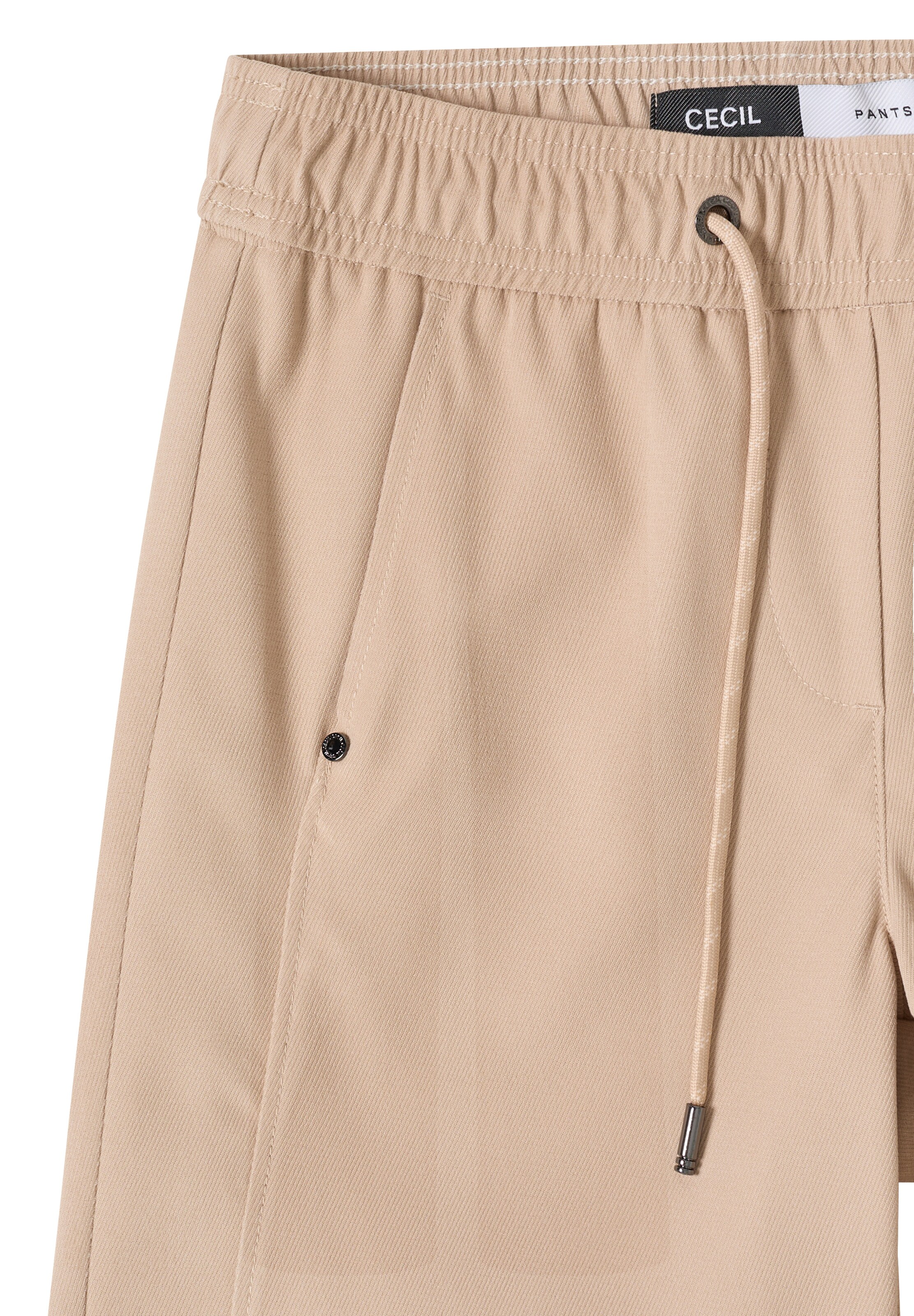 CECIL Loose fit Pants in Beige