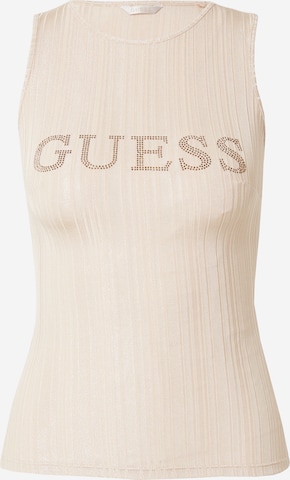 GUESS - Top 'CRISTINA' en beige: frente