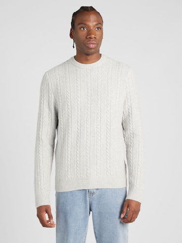 Abercrombie & Fitch Sweater in Grey: front