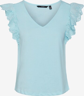 VERO MODA Shirt 'ELIS' in Blauw: voorkant