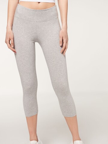 CALZEDONIA Skinny Leggings in Grau: predná strana