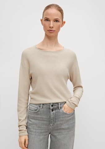 comma casual identity Sweater in Beige: front