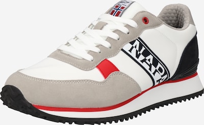 NAPAPIJRI Chaussure de sport en gris / rouge / noir / blanc, Vue avec produit