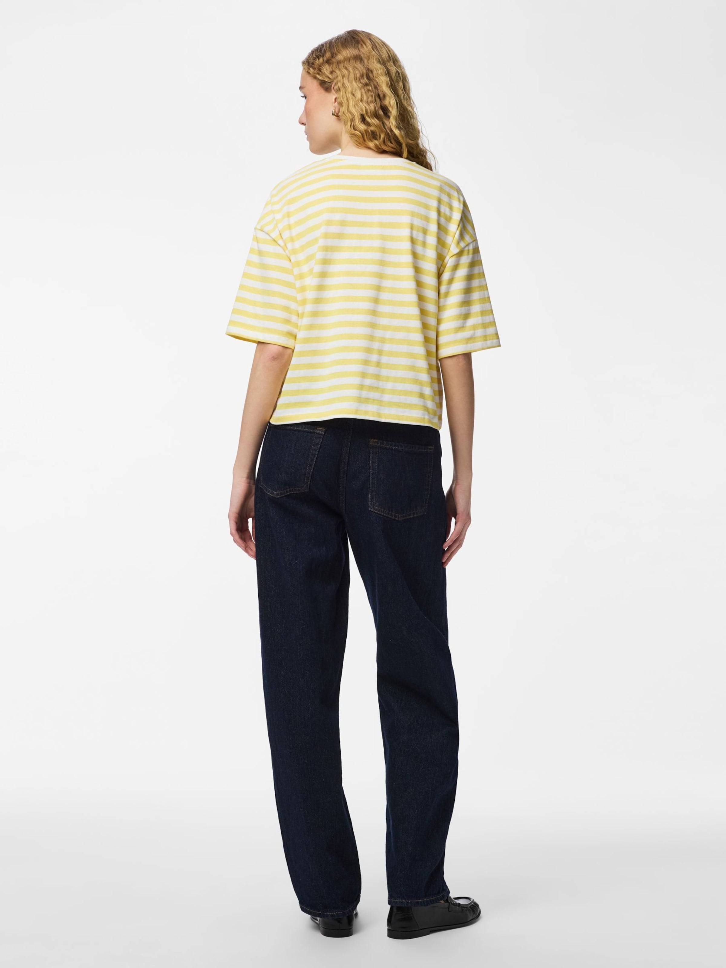 T-shirt PIECES en jaune