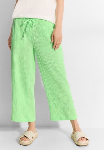 CECIL Wide leg Pants in Green