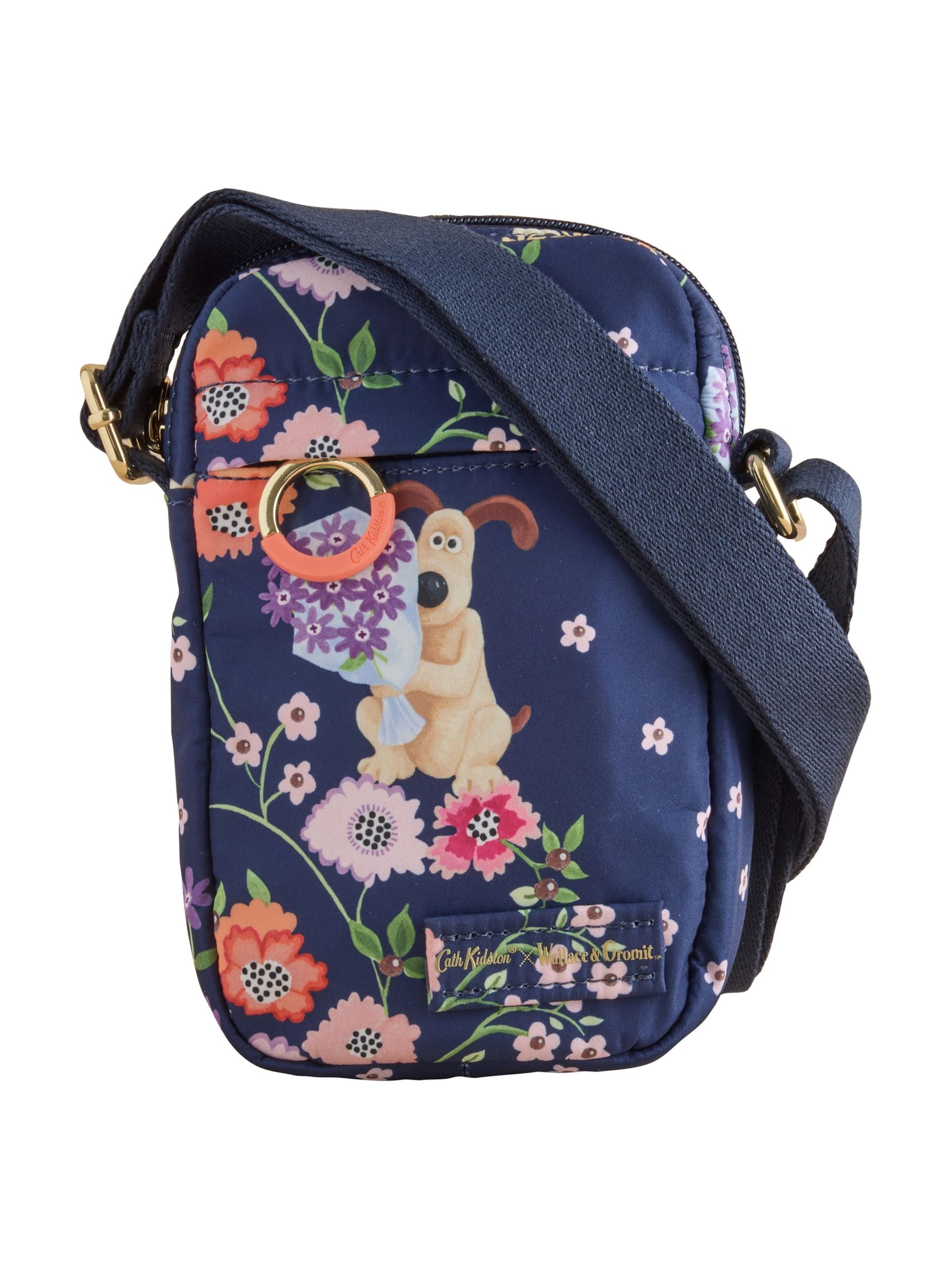 Cath Kidston Schoudertas 'Wallace and Gromit' in Blauw: voorkant