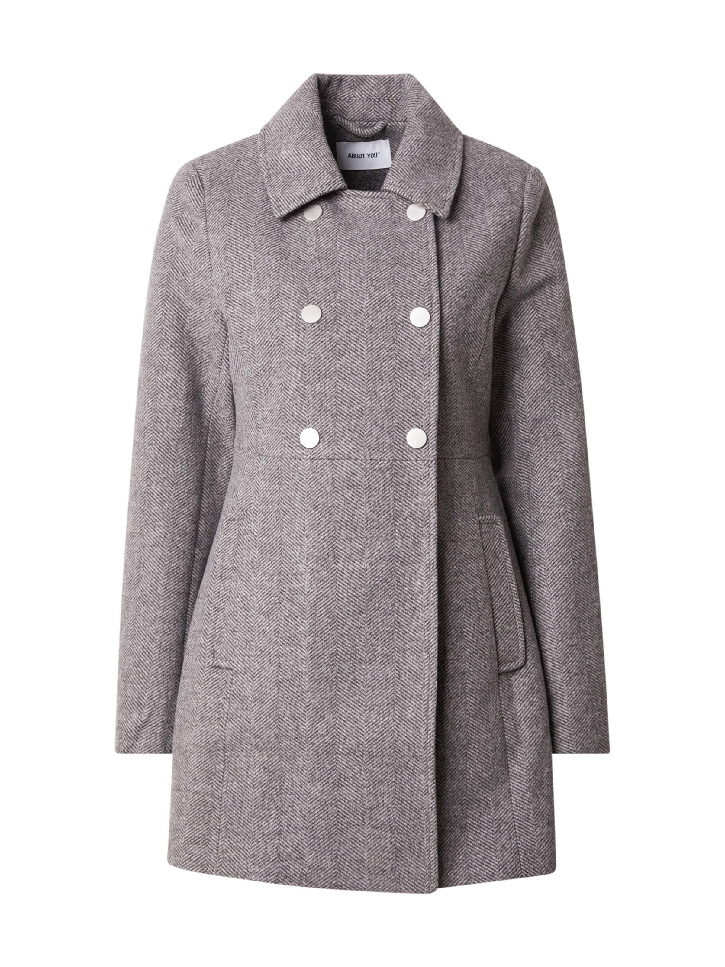 ABOUT YOU Átmeneti kabátok 'Teena' - fekete: elől