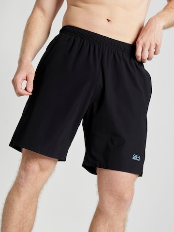 SPORTKIND Regular Workout Pants 'Performance Shorts' in Black
