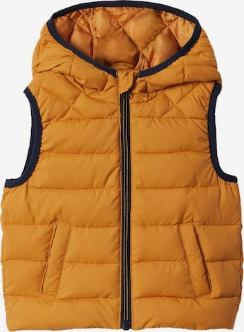 Gilet MANGO KIDS en jaune : devant