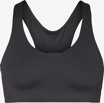 Girlfriend Collective Bustier Urheilurintaliivit 'Float Lola' värissä musta: etupuoli