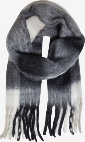 b.young Scarf ' Watti ' in Grey: front