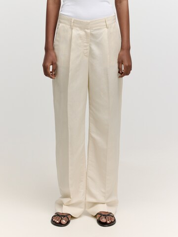 EDITED Normální Kalhoty 'Ariane' – bílá: přední strana