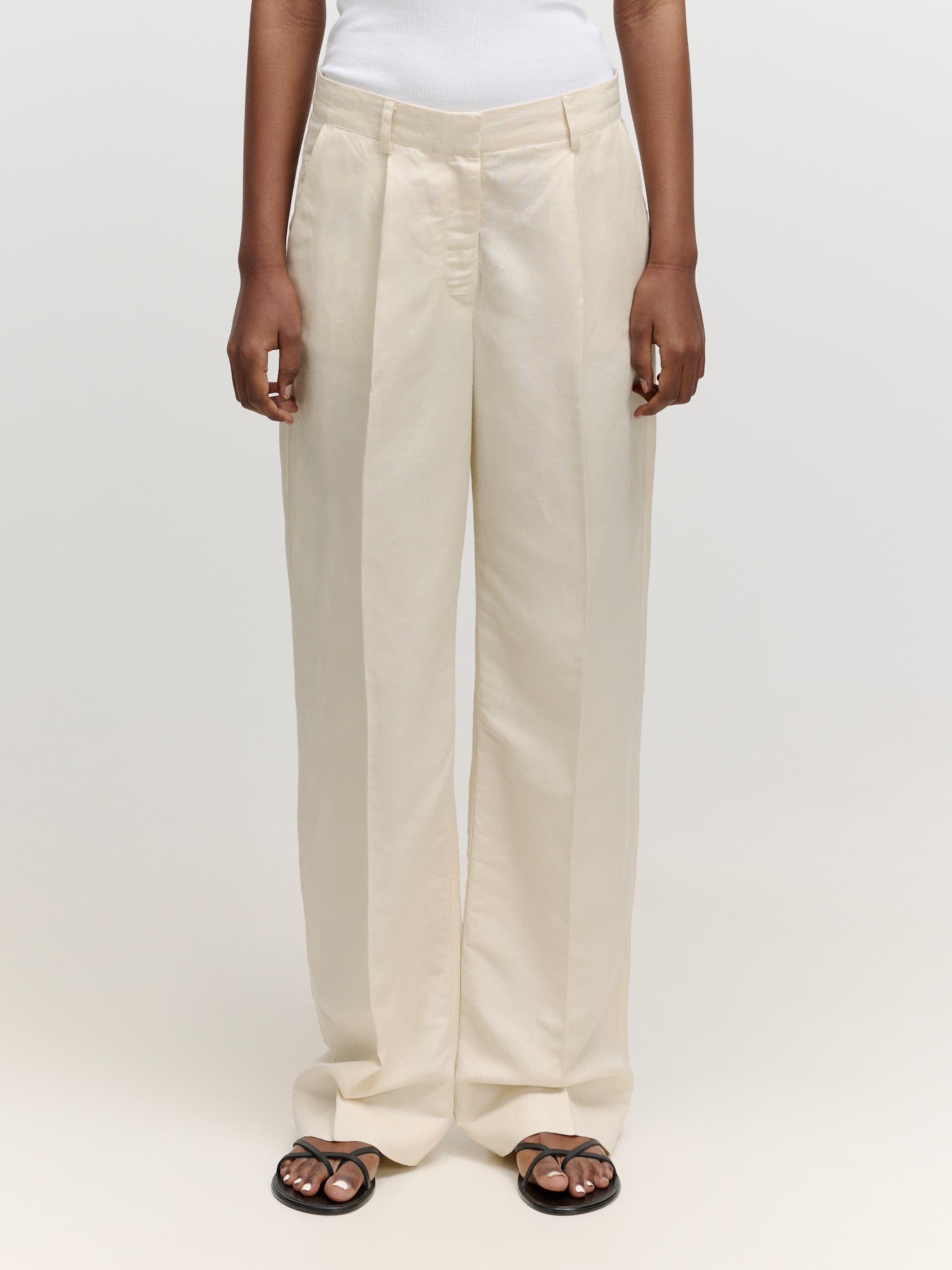 EDITED Produits Pantalon à pince 'Ariane' blanc