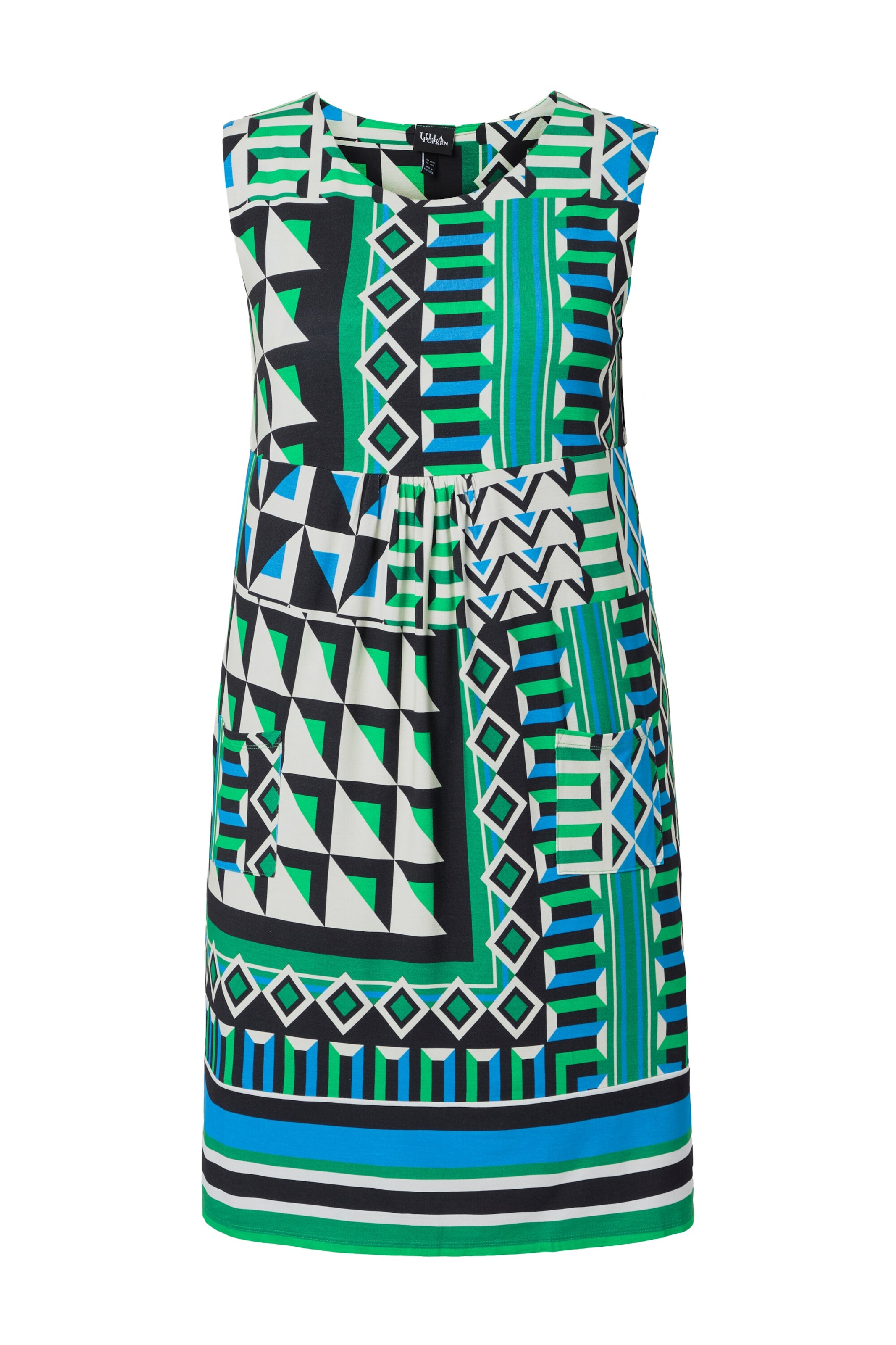 Ulla Popken Kleid in Grün: Vorderseite