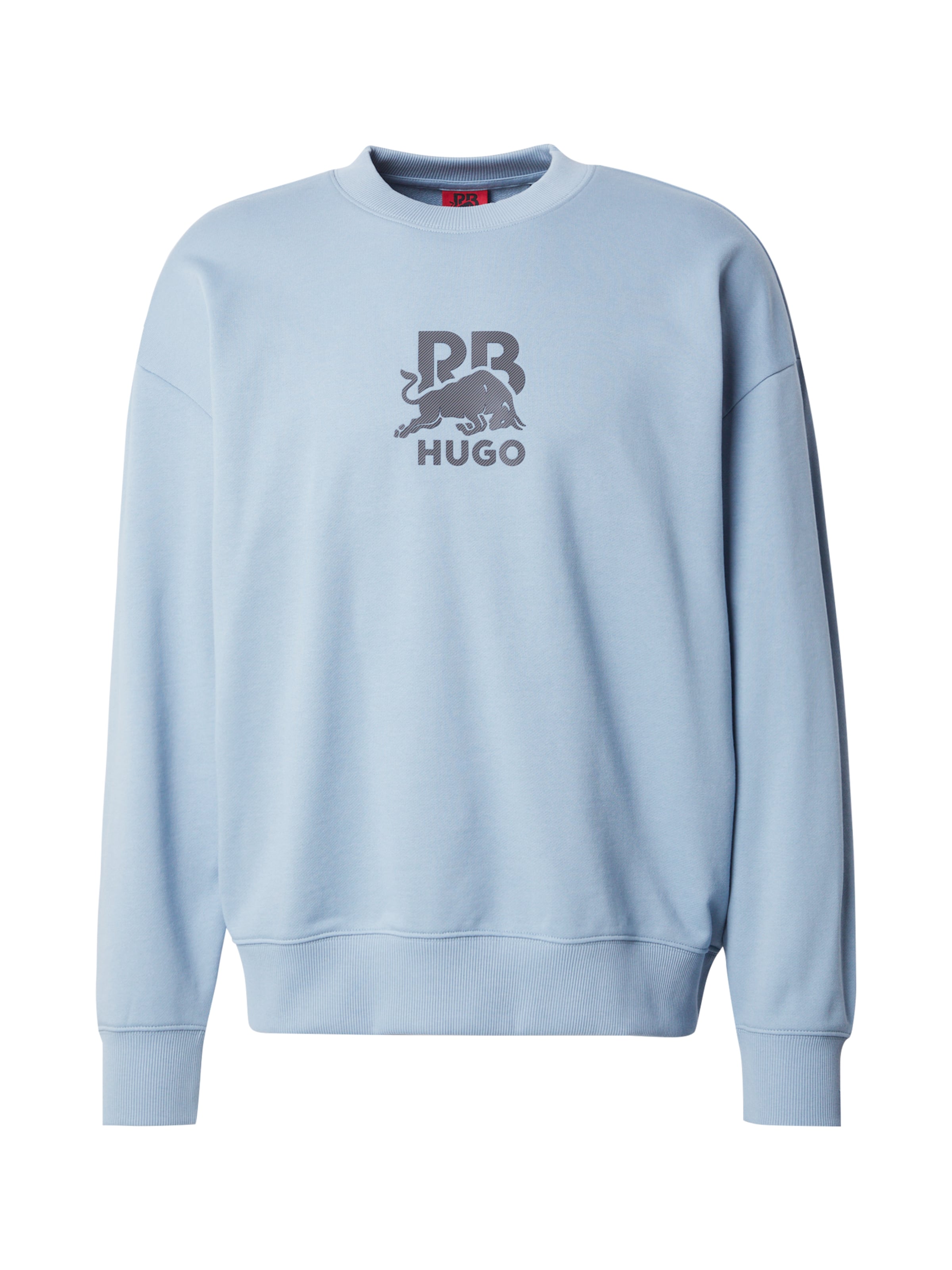 HUGO Μπλούζα φούτερ 'Dahrain' σε γαλάζιο / μαύρο, Άποψη προϊόντος