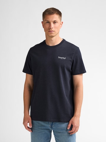 Petrol Industries - Camiseta en azul: frente