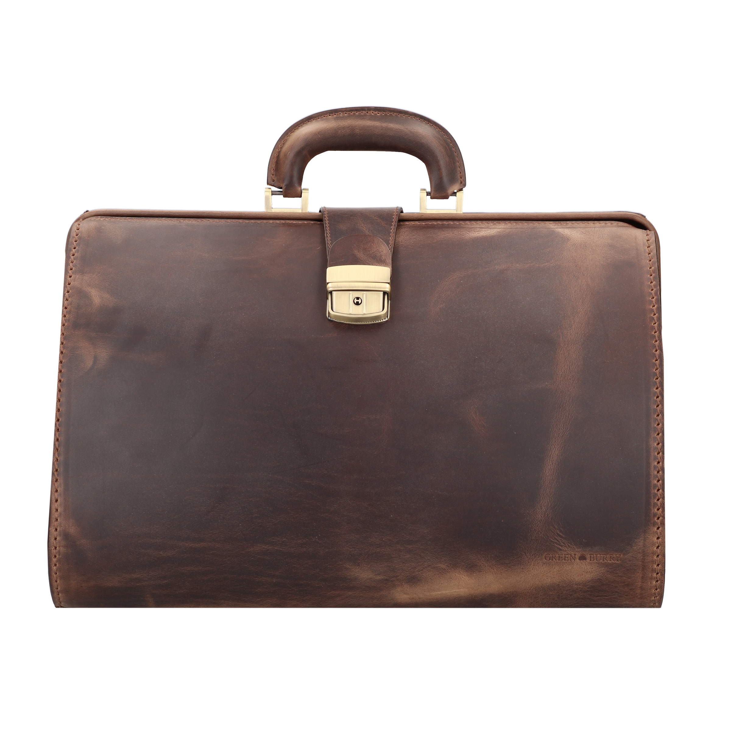 GREENBURRY Briefcase in Brown: front