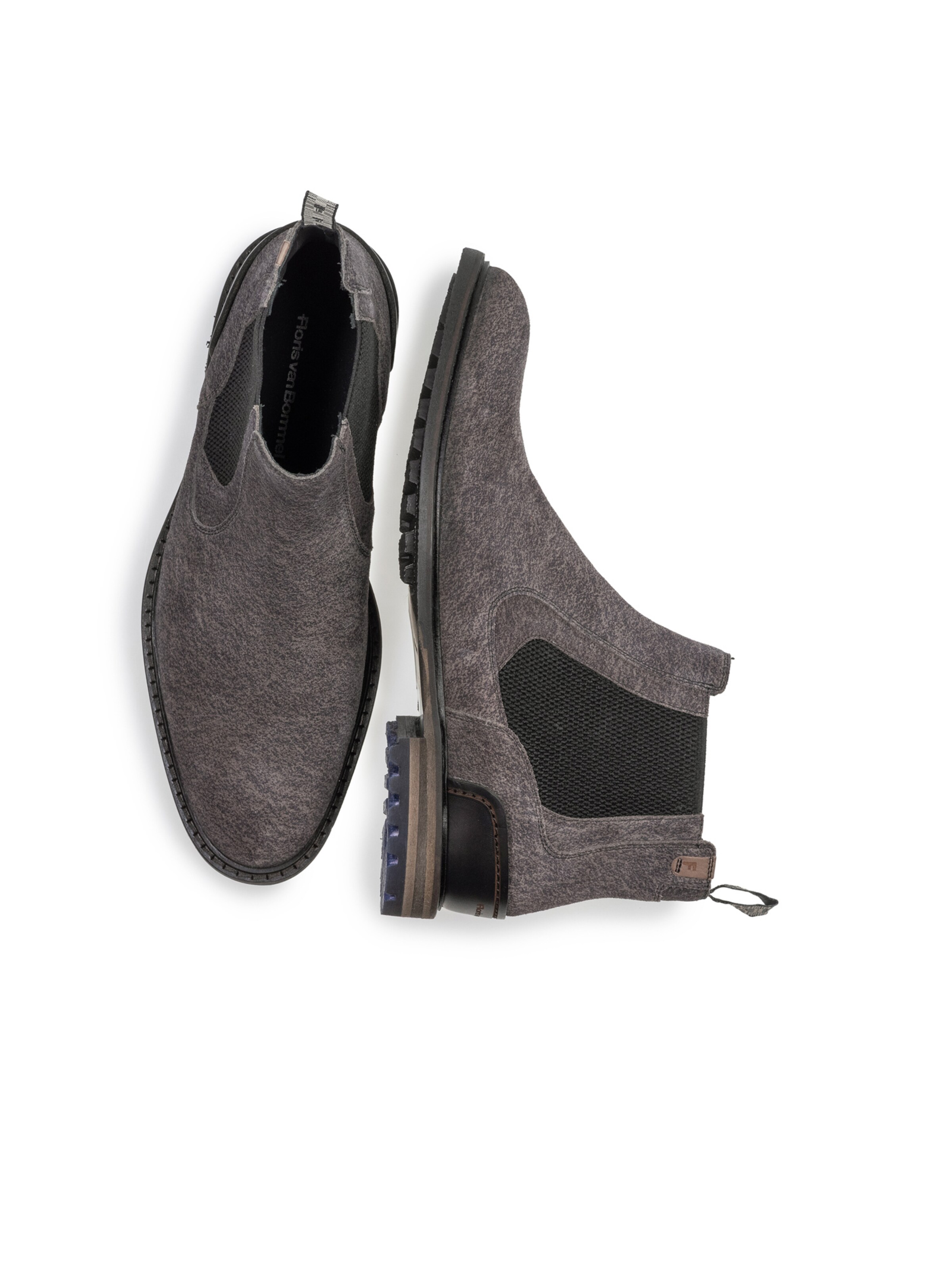 Floris van Bommel Chelsea boots 'CREPI 15' in Bruin