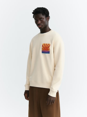 Thinking MU Sweatshirt 'Leon' in Weiß