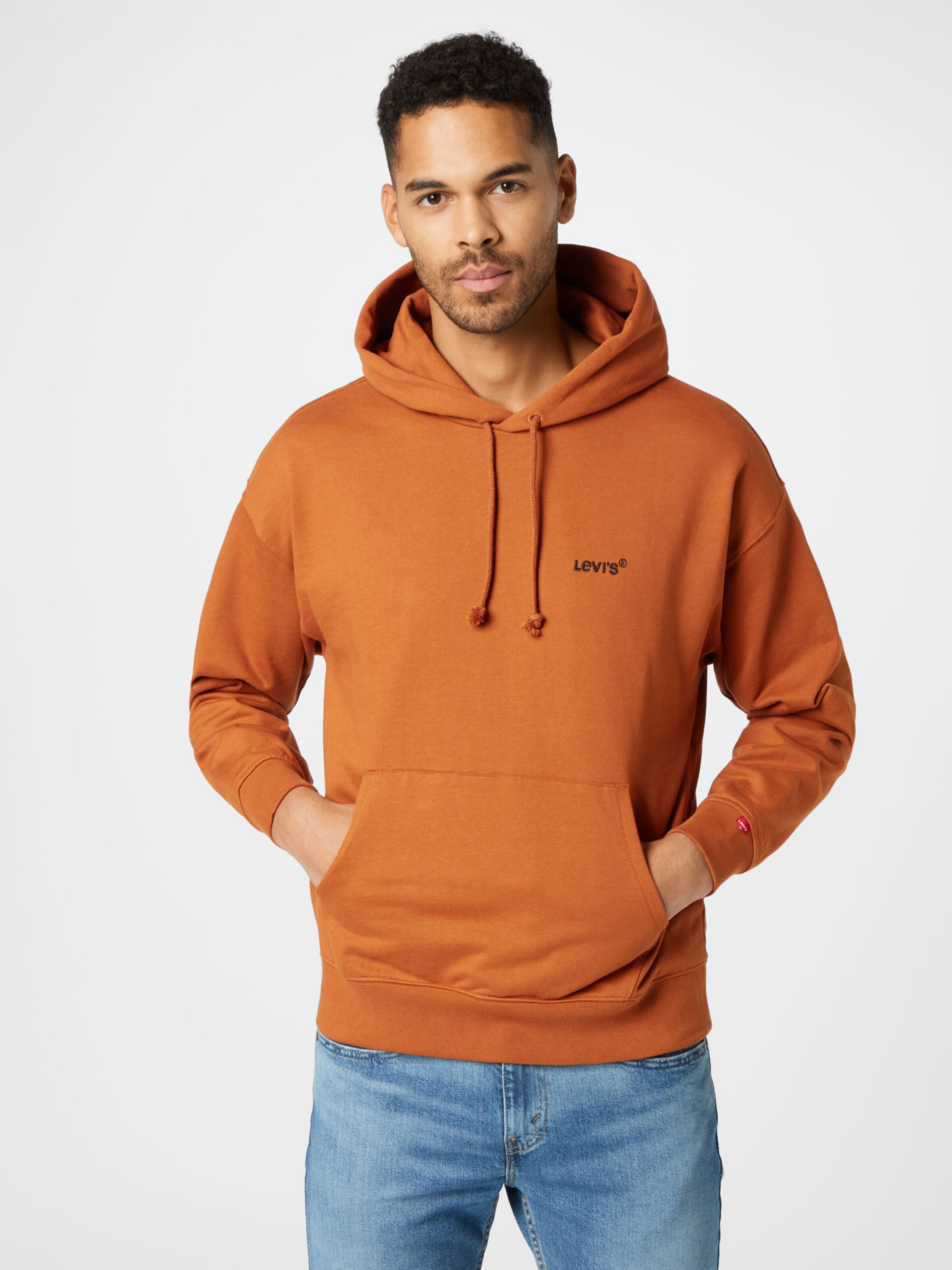 Männer Sweat LEVI'S Sweatshirt in Cognac - GH84015 Männer Sweat LEVI'S Sweatshirt in Cognac - GH84015