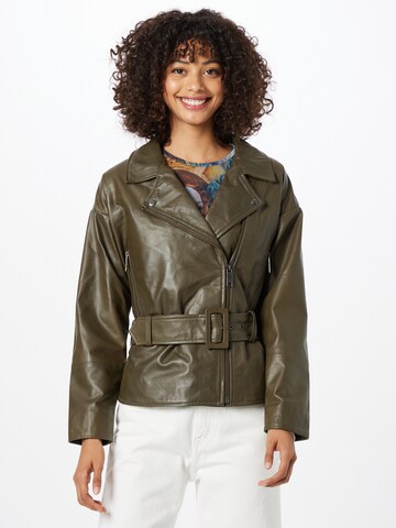 Maze Between-Season Jacket in Green: front