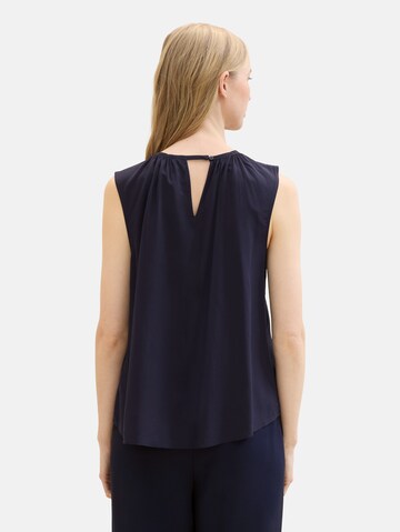 TOM TAILOR Bluse in Blau