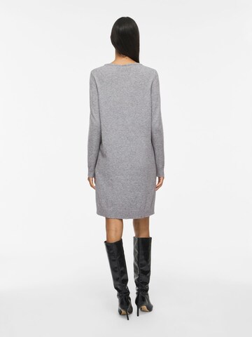 VILA Knitted dress 'RIL' in Grey