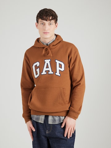 Sweat-shirt 'HERITAGE' GAP en marron : devant