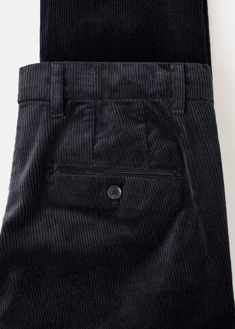 MANGO MAN Slim fit Pants 'Berdam' in Black