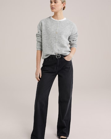 WE Fashion Knit cardigan in Grey