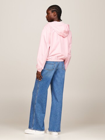 Tommy Jeans Between-Season Jacket 'CHICAGO' in Pink