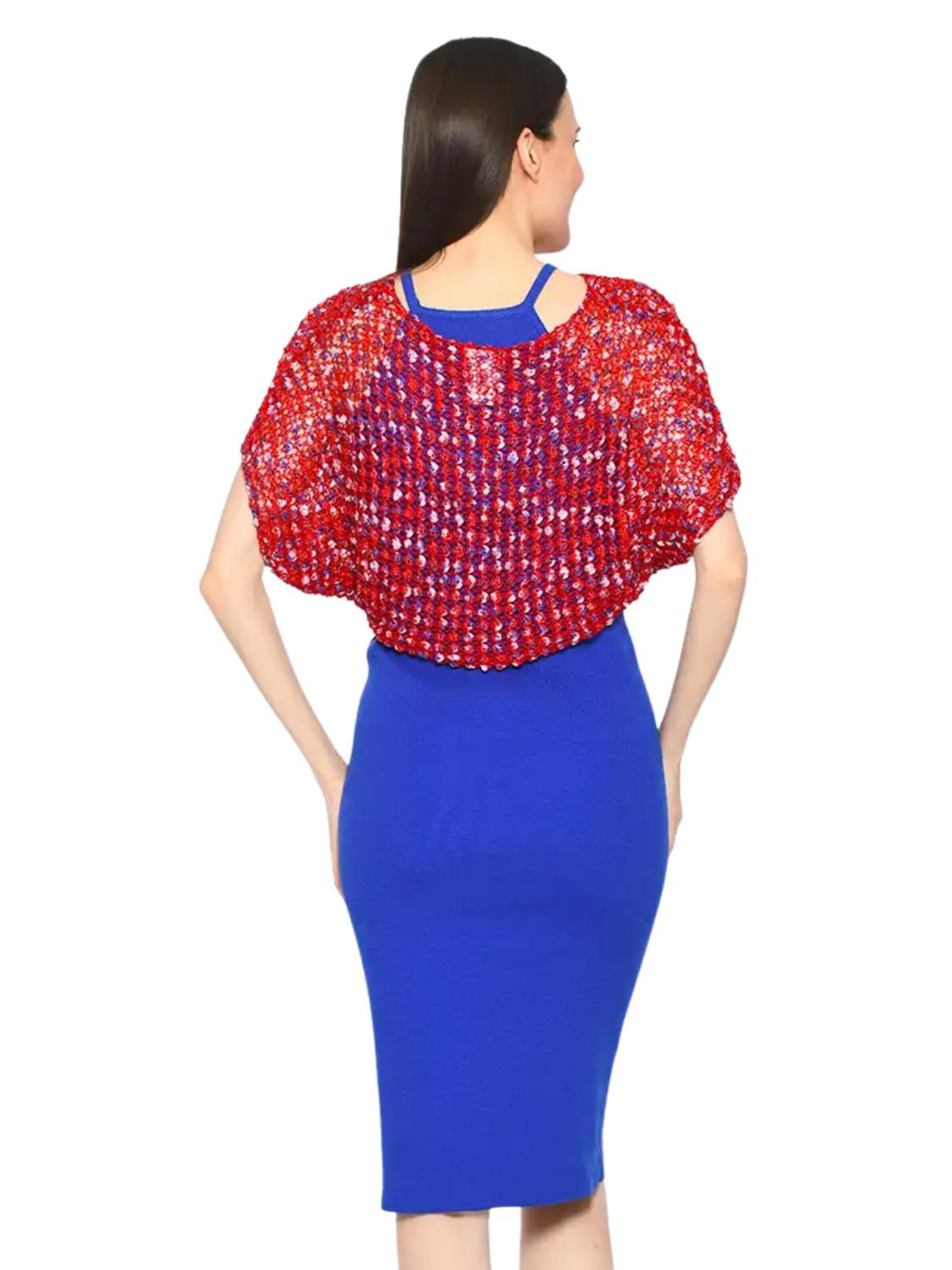 Süel knitwear - Top de punto 'Summer 3D' en rojo